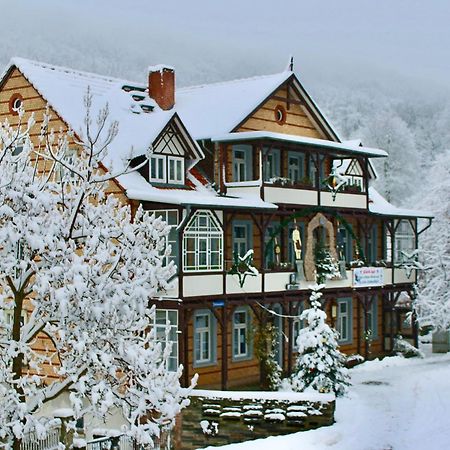 Pension Kurhausblick Bad Suderode Esterno foto