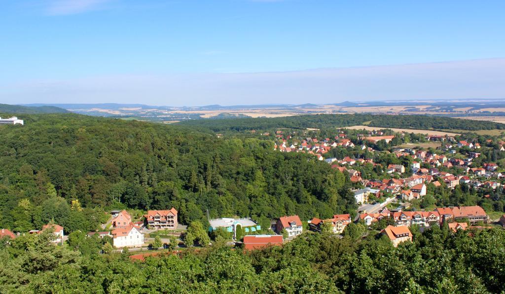 Pension Kurhausblick Bad Suderode Esterno foto