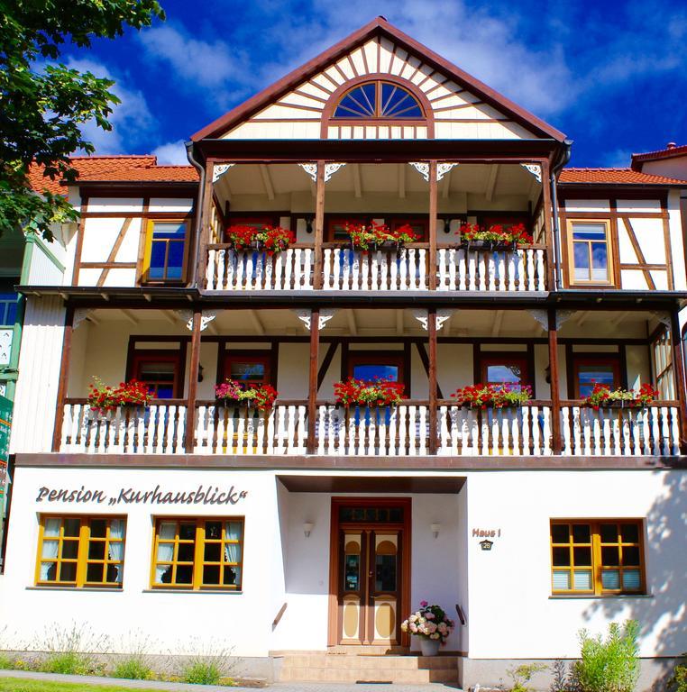 Pension Kurhausblick Bad Suderode Esterno foto